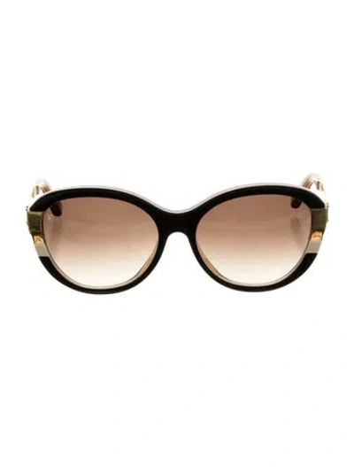 Pre-owned Louis Vuitton Oversize Gradient Sunglasses In Brown/gold/metallic