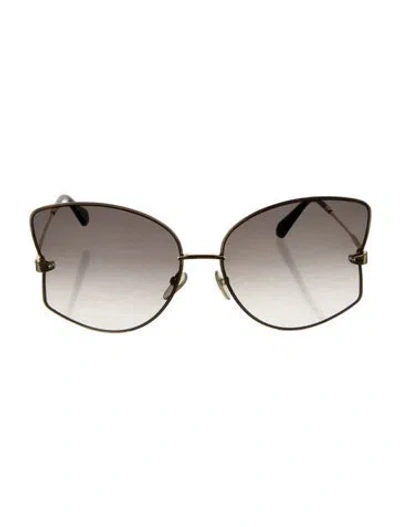 Pre-owned Louis Vuitton Oversize Gradient Sunglasses In Gold