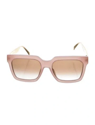 Pre-owned Louis Vuitton Oversize Tinted Sunglasses In Neutral
