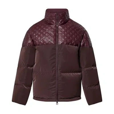Louis Vuitton Oversized Down Puffer Jacket In Burgundy