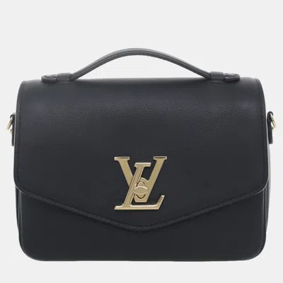 Pre-owned Louis Vuitton Oxford Lockme In Black