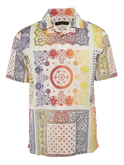 Pre-owned Louis Vuitton Paisley-print Cotton Shirt