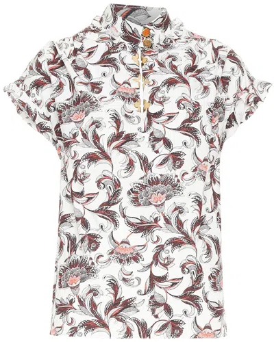 Pre-owned Louis Vuitton Paisley Ruffled Shirt