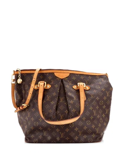 Pre-owned Louis Vuitton Palermo Handbag Monogram Canvas Gm Tote Bag In Brown