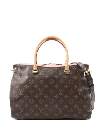 Pre-owned Louis Vuitton Pallas Handbag In Brown