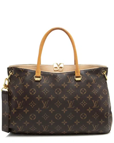 Pre-owned Louis Vuitton Pallas Monogram Canvas Satchel