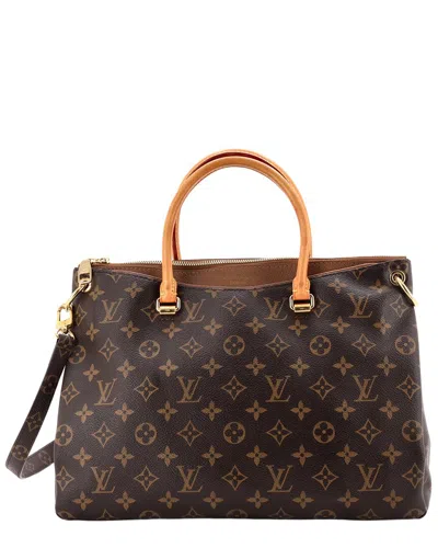 Louis Vuitton Pallas Tote Monogram With (authentic Pre-loved)