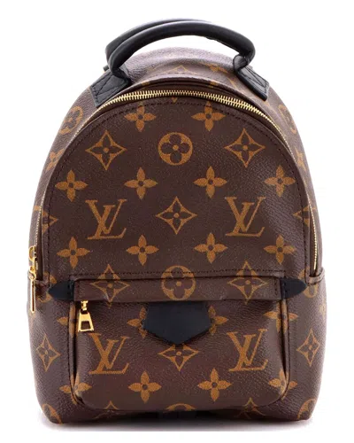Pre-owned Louis Vuitton Palm Springs Backpack Monogram Canvas Mini (authentic Pre-loved)