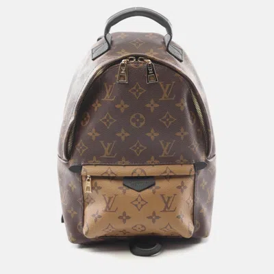 Pre-owned Louis Vuitton Palm Springs Backpack Pm Rucksack Bag In Sand
