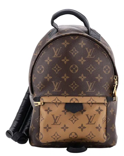 Pre-owned Louis Vuitton Palm Springs Backpack Reverse Monogram Canvas Pm (authentic Pre-  Loved)