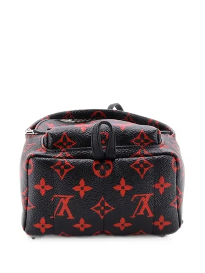 Pre-owned Louis Vuitton Palm Springs Limited Edition Monogram Infrarouge Mini Backpack In Black