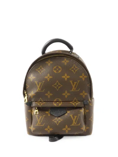 Pre-owned Louis Vuitton Palm Springs Mini Backpack In Brown