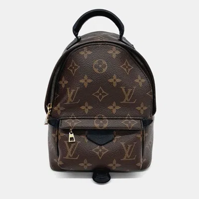 Pre-owned Louis Vuitton Palm Springs Mini Backpack In Brown