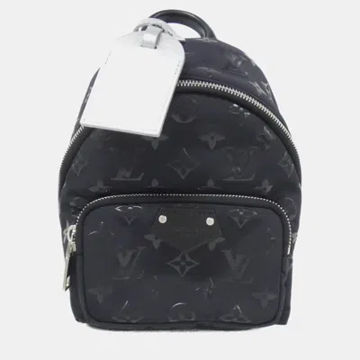Pre-owned Louis Vuitton Palm Springs Mini Black Monogram Nylon Backpack Bag