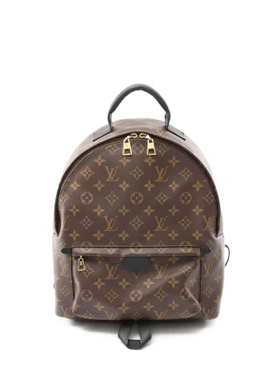 Pre-owned Louis Vuitton Palm Springs Monogram Backpack In Brown