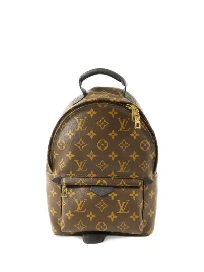 Pre-owned Louis Vuitton Palm Springs Monogram Backpack In Brown