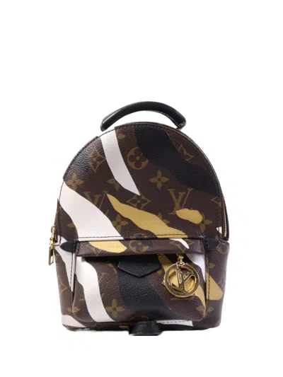 Pre-owned Louis Vuitton Palm Springs Monogram Backpack In Brown