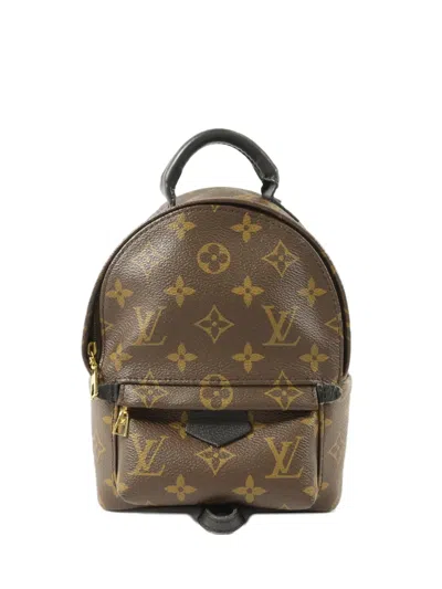 Pre-owned Louis Vuitton Palm Springs Monogram Backpack In Brown