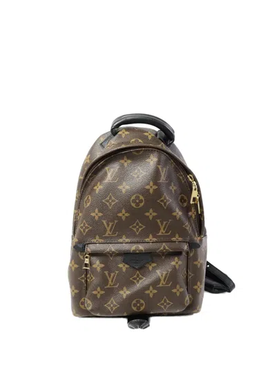 Pre-owned Louis Vuitton Palm Springs Monogram Backpack In Brown