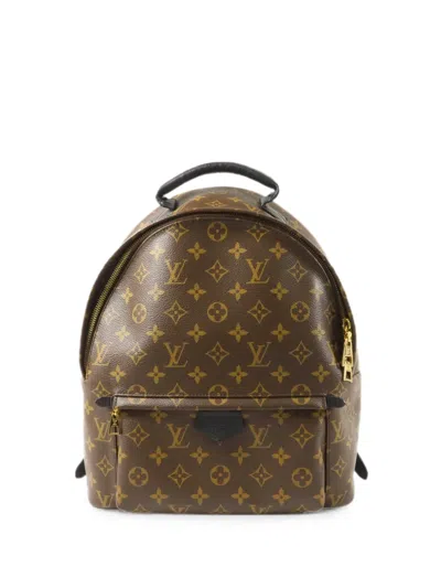 Pre-owned Louis Vuitton Palm Springs Monogram Backpack In Brown