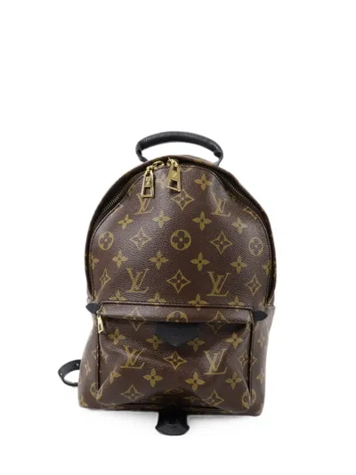Pre-owned Louis Vuitton Palm Springs Monogram Backpack In Brown