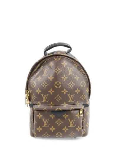 Pre-owned Louis Vuitton Palm Springs Monogram Backpack In Brown