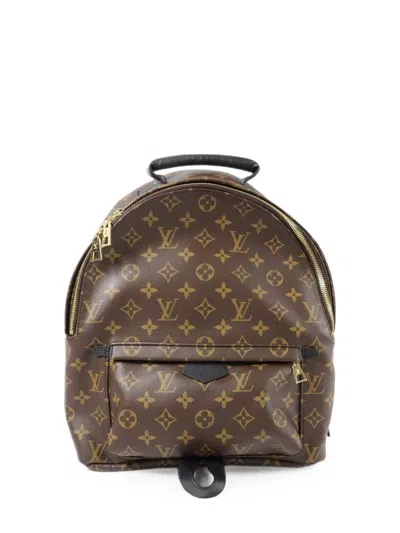 Pre-owned Louis Vuitton Palm Springs Monogram Backpack In Brown