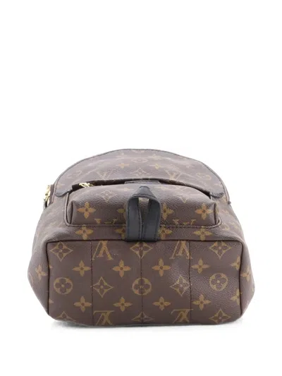 Pre-owned Louis Vuitton Palm Springs Monogram Canvas Pm Backpack In 褐色
