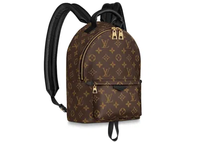 Pre-owned Louis Vuitton Palm Springs Monogram (updated Zipper) Pm Backpack