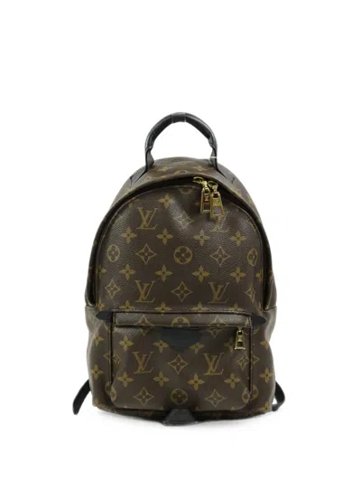 Louis Vuitton Palm Springs Monogram-canvas Backpack In Brown