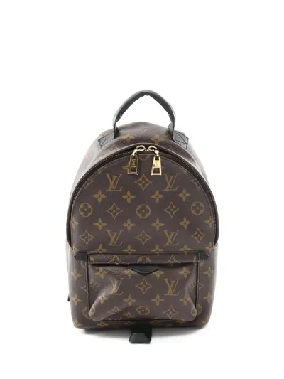 Pre-owned Louis Vuitton Palm Springs Pm Backpack In Brown