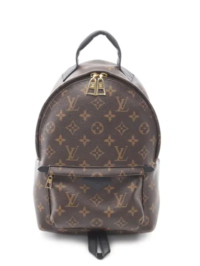 Pre-owned Louis Vuitton Palm Springs Pm Backpack In Brown