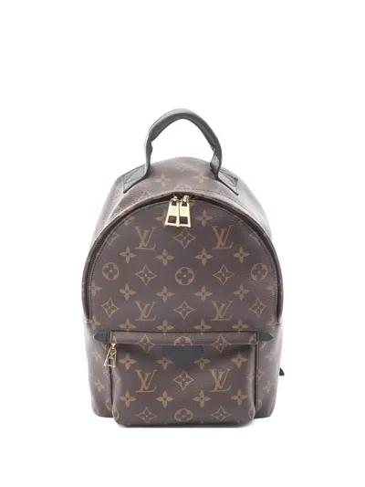 Pre-owned Louis Vuitton Palm Springs Pm Backpack In Brown