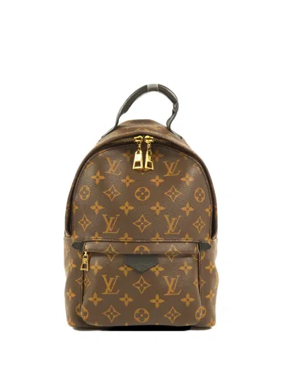 Pre-owned Louis Vuitton Palm Springs Pm Backpack In Brown