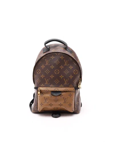 Pre-owned Louis Vuitton Palm Springs Pm Backpack In Brown