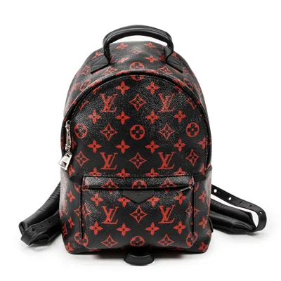 Pre-owned Louis Vuitton Palm Springs Pm In Red
