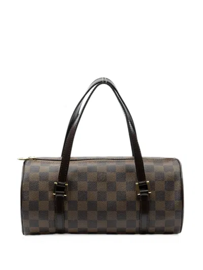 Louis Vuitton Papillon 26 Damier Ebène Handbag In Brown