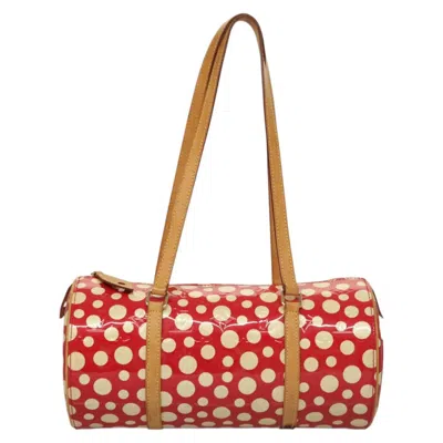 Pre-owned Louis Vuitton Papillon 30 Red Patent Leather Shoulder Bag ()