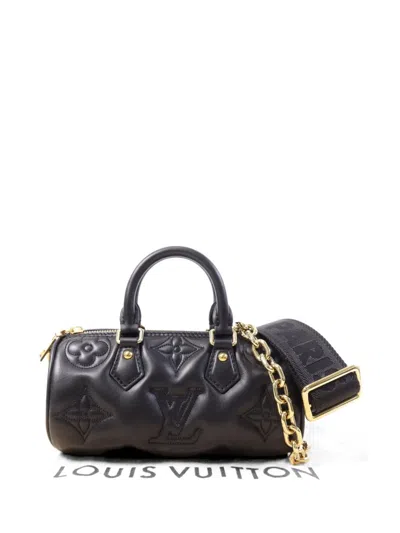 Pre-owned Louis Vuitton Papillon Bb Two-way Handbag In Black