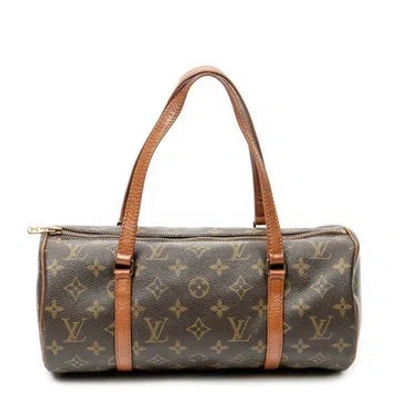 Pre-owned Louis Vuitton Papillon In Brown