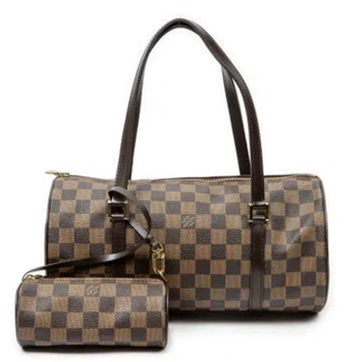 Pre-owned Louis Vuitton Papillon In Brown