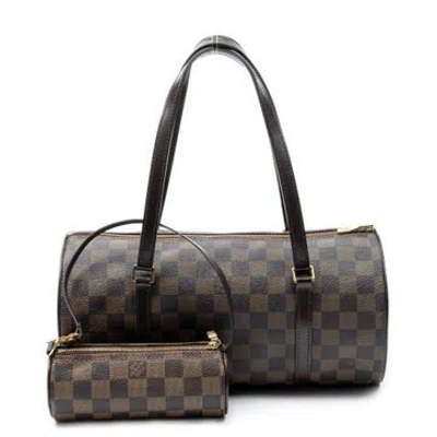 Pre-owned Louis Vuitton Papillon In Brown