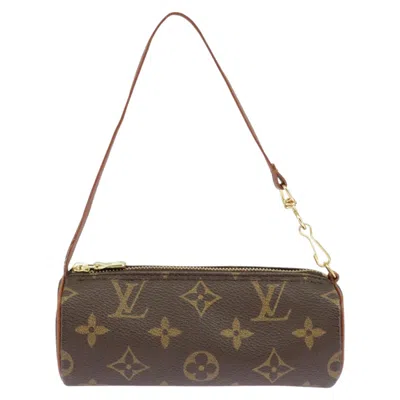 Pre-owned Louis Vuitton Papillon Brown Canvas Clutch Bag ()