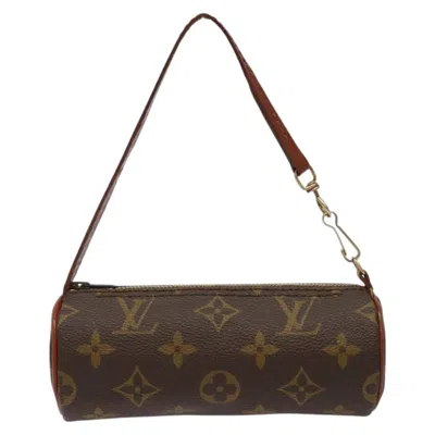 Pre-owned Louis Vuitton Papillon Brown Canvas Clutch Bag ()