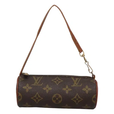 Pre-owned Louis Vuitton Papillon Brown Canvas Clutch Bag ()