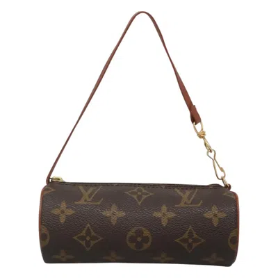 Pre-owned Louis Vuitton Papillon Brown Canvas Clutch Bag ()