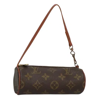 Pre-owned Louis Vuitton Papillon Brown Canvas Clutch Bag ()