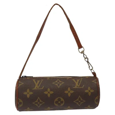 Pre-owned Louis Vuitton Papillon Brown Canvas Clutch Bag ()