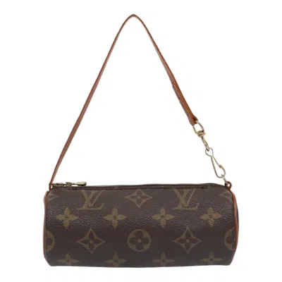 Pre-owned Louis Vuitton Papillon Brown Canvas Clutch Bag ()