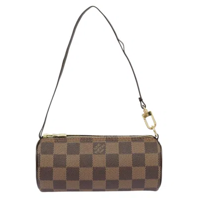 Pre-owned Louis Vuitton Papillon Brown Canvas Clutch Bag ()